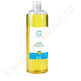Ulei de masaj Yamuna Sport cu menta 1000 ml.