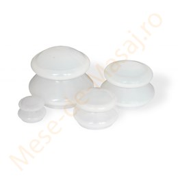 Ventuze pentru masaj tip ciupercă din silicon.