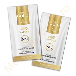 24KGold Masca peel-off alginat cu pudra de aur 10gr.
