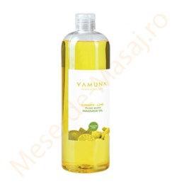 Ulei de masaj Yamuna cu ghimbir si lime 1000 ml.