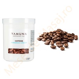 Yamuna crema de masaj cu cofeina 1000 ml.