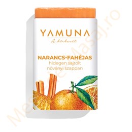 Sapun vegetal presat la rece scortisoara si portocala Yamuna 110 gr.