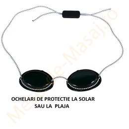 Ochelari de protectie de solar UV.